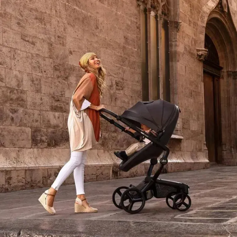 Mima Top Strollers|Single Strollers*- Xari Max Stroller Black Chassis/Black Seat Box/Black Starter Pack