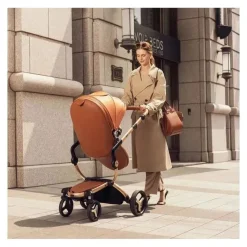 Mima Top Strollers|Single Strollers*- Xari Max Stroller, Black/Snow White/Sandy Beige
