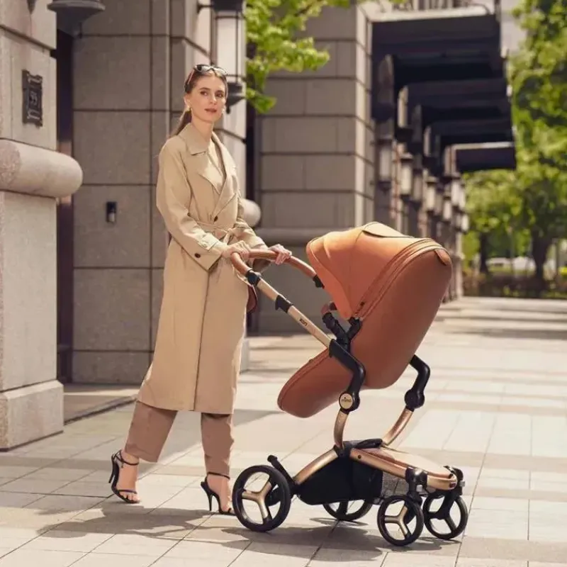 Mima Top Strollers|Single Strollers*- Xari Max Stroller, Black/Snow White/Sandy Beige