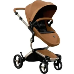 Mima Top Strollers|Single Strollers*- Xari MAX Stroller, Champagne/Black/Camel