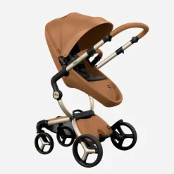 Mima Top Strollers|Single Strollers*- Xari MAX Stroller, Champagne/Black/Camel