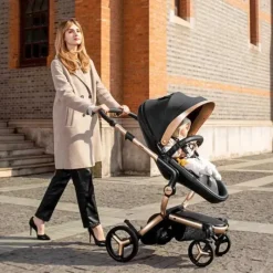 Mima Top Strollers|Single Strollers*- Xari Max Stroller Special Edition, Black/Gold