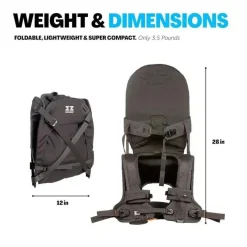 Minimeis Front, Hip And Backpack Carriers*- G4 Lightweight Child Shoulder Carrier, Grey