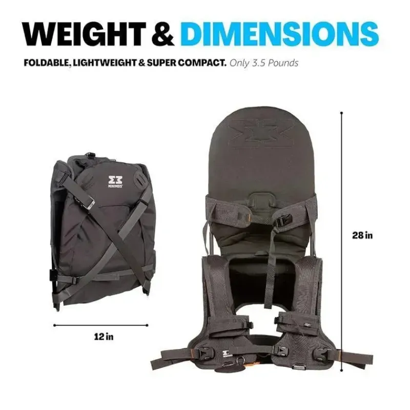 Minimeis Front, Hip And Backpack Carriers*- G4 Lightweight Child Shoulder Carrier, Grey