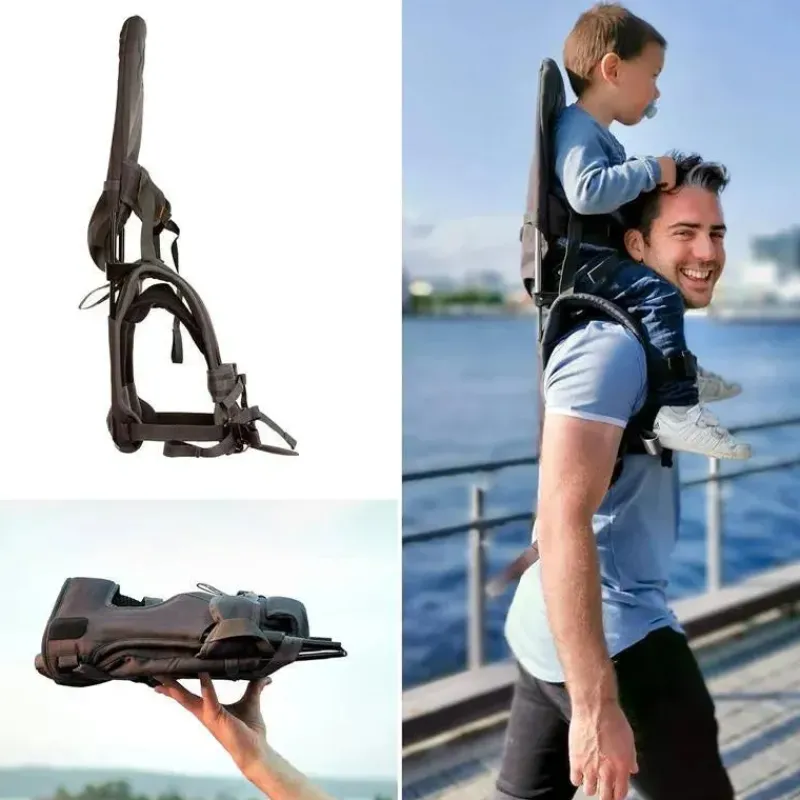 Minimeis Front, Hip And Backpack Carriers*- G4 Lightweight Child Shoulder Carrier, Grey