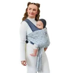 Moby Star Wars|Front, Hip And Backpack Carriers*- Easy-Wrap Carrier, Baby Carrier and Wrap in One, Disney Star Wars Grogu's Galaxy