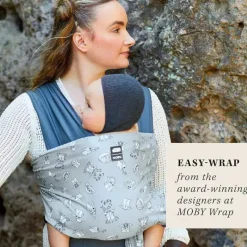 Moby Star Wars|Front, Hip And Backpack Carriers*- Easy-Wrap Carrier, Baby Carrier and Wrap in One, Disney Star Wars Grogu's Galaxy