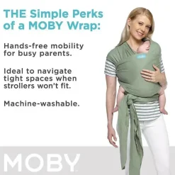 Moby Front, Hip And Backpack Carriers*- Pear Wrap Baby Carrier