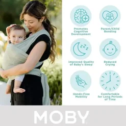 Moby Front, Hip And Backpack Carriers*- Pear Wrap Baby Carrier