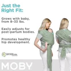 Moby Front, Hip And Backpack Carriers*- Pear Wrap Baby Carrier