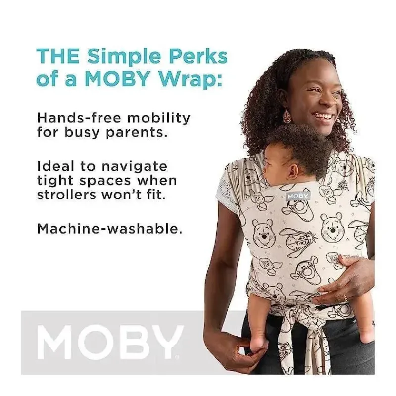 Moby Baby Slings & Wraps*Featherknit Wrap - Winnie The Pooh & Pals