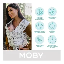 Moby Baby Slings & Wraps*Featherknit Wrap - Winnie The Pooh & Pals
