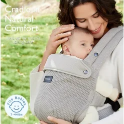 Momcozy Front, Hip And Backpack Carriers*- Baby Carrier Newborn To Toddler, Mesh Grey