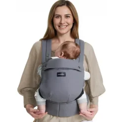 Momcozy Front, Hip And Backpack Carriers*- Baby Carrier Newborn To Toddler, Grey