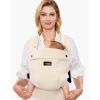 Momcozy Front, Hip And Backpack Carriers*- Baby Carrier With Natural Cotton Linen, Light Amber