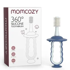 Momcozy Oral & Nasal Care*- Toothbrush, Blue