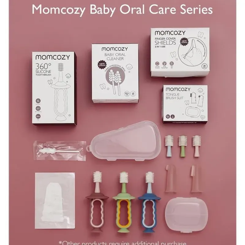 Momcozy Oral & Nasal Care*- Toothbrush, Blue