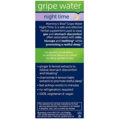 Mommy's Bliss Pain & Fever Relief*Mommy's Bliss Gripe Water Night Time, 4 Oz