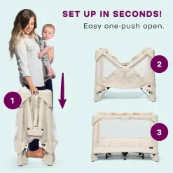 4 Moms Playards*4Moms - Breezeplus Playard, Birch