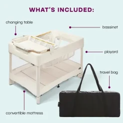 4 Moms Playards*4Moms - Breezeplus Playard, Birch