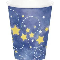 Creative Converting Straw, Sippy & Training Cups|Dishes, Utensils & Food Containers*Moon And Stars Hot/Cold Cups, 8-Pack, 9 Oz