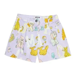 Moschino Baby Shorts, Jeans & Pants*Baby - Girl All-Over Printed Shorts With Pockets, Lilac