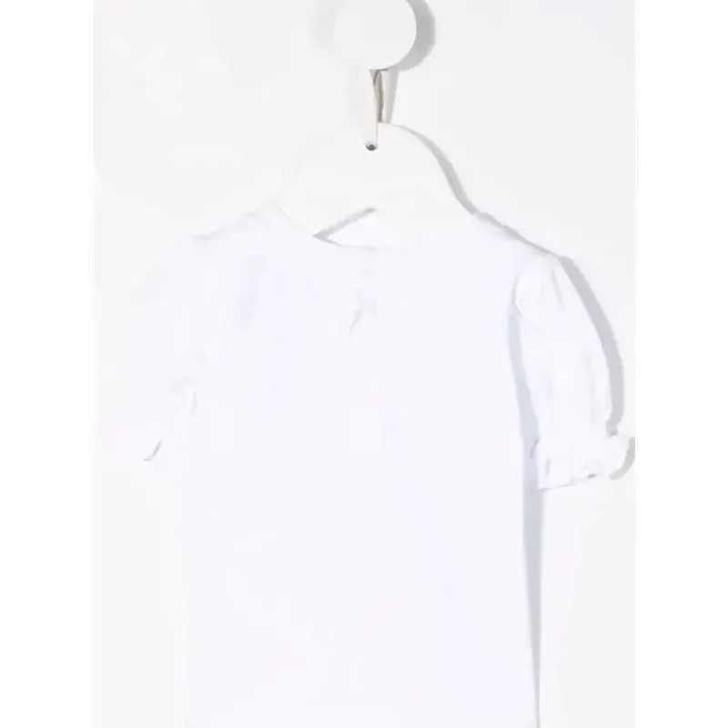 Moschino Baby Tops*Baby - Girl Puffy T-Shirt With Elephant, Yellow