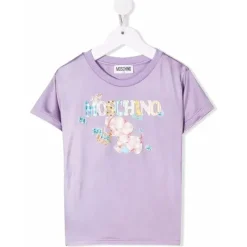 Moschino Baby Tops*Baby - Girl T-Shirt With Elephant, Lilac