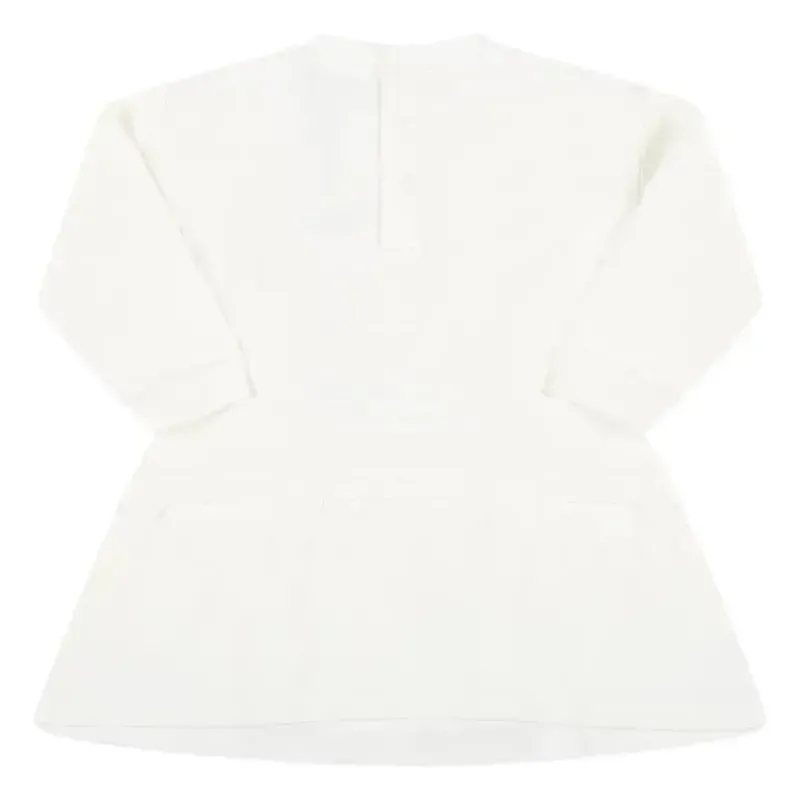Moschino Dresses|Baby Dresses & Skirts*Baby - Long Sleeve Dress With Large Bear And Ruffle Bottom, White
