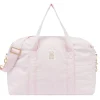 Moschino Convertible Backpacks*Baby - Striped Diaper Bag With Bear Patch Changing Mat Light Pink