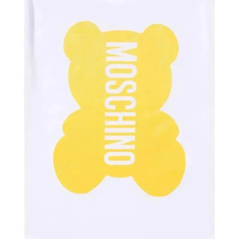 Moschino Baby Onesies & Bodysuits*Baby - Unisex Jersey Bodysuit Gift Set With All Over, Gold Toy