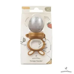 Moss u0026 Fawn Frozen|Food Feeder*Moss & Fawn - Forage Feeder, Soothing Silicone Frozen Baby Food Teething Toy, Foliage