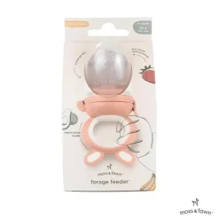 Moss u0026 Fawn Frozen|Food Feeder*Moss & Fawn - Forage Feeder, Soothing Silicone Frozen Baby Food Teething Toy, Bloom