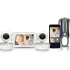 Motorola Wi-Fi Monitors*- 2 Cameras Wifi Baby Monitor with Crib Mount