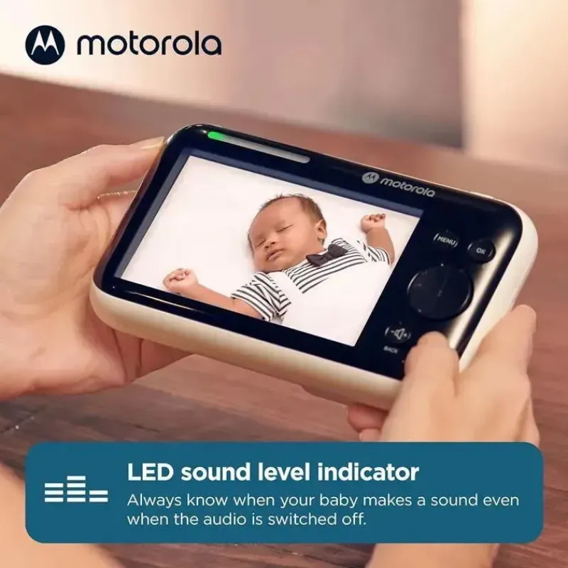Motorola Wi-Fi Monitors*- 5 Motorized Video Baby Monitor With Camera