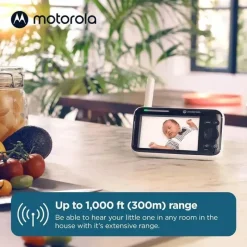 Motorola Wi-Fi Monitors*- 5 Motorized Video Baby Monitor With Camera
