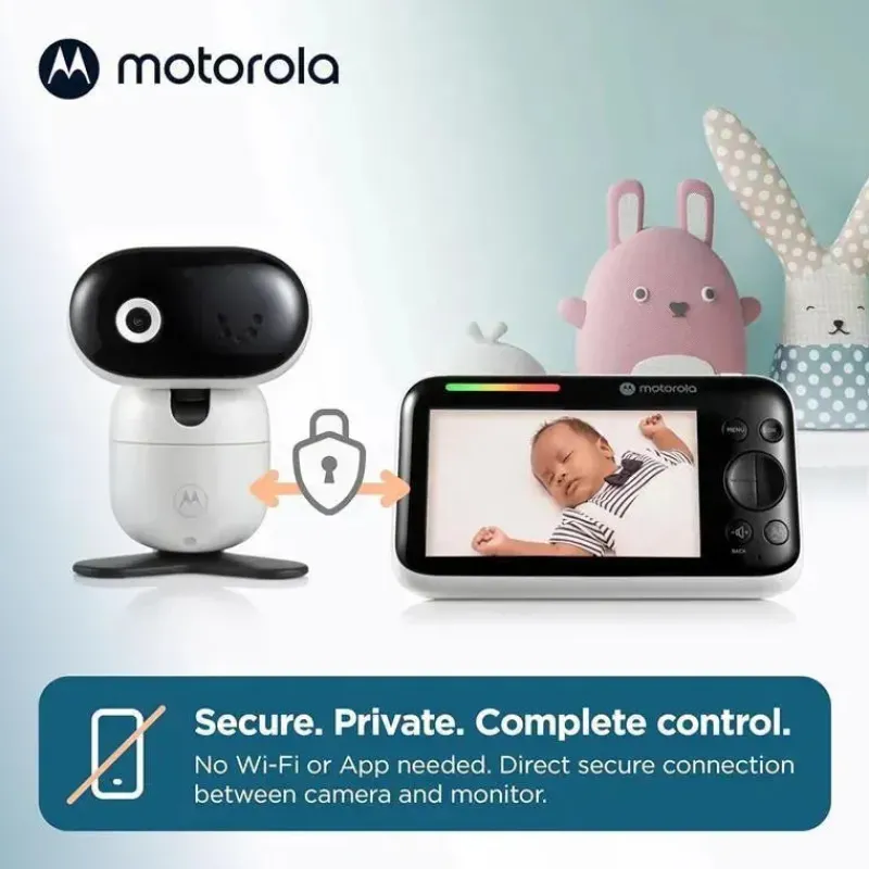 Motorola Wi-Fi Monitors*- 5 Motorized Video Baby Monitor With Camera