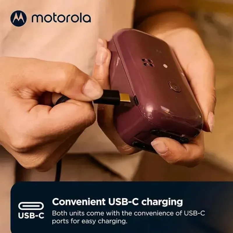 Motorola Audio Monitor*- Audio-Only Portable Baby Monitor with Rechargeable Batteries