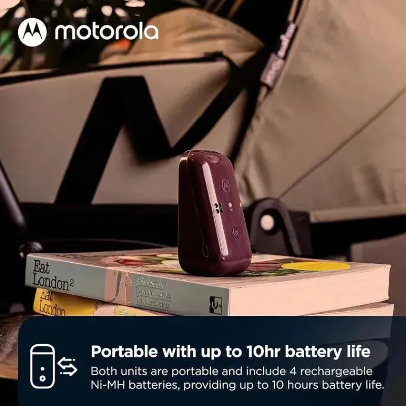 Motorola Audio Monitor*- Audio-Only Portable Baby Monitor with Rechargeable Batteries
