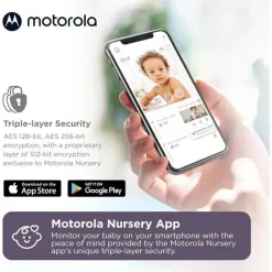 Motorola Wi-Fi Monitors*- Baby Monitor PIP1510 Connect, WiFi Video Baby Monitor