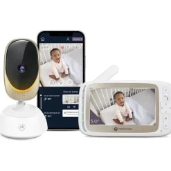 Motorola Wi-Fi Monitors*- Baby Monitor VM85 Indoor WiFi Video with Camera & Mood Light
