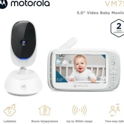 Motorola Video Monitors*- VM75 Indoor Video Baby Monitor with Camera