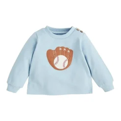 Mud Pie Baby Coats, Sweaters & Jackets*- Baby Boy Baseball Applique Pullover