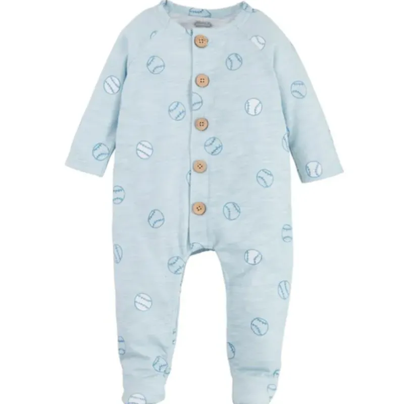 Mud Pie Baby Sleepwear*- Baby Boy Baseball Sleeper