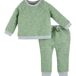 Mud Pie Baby Shorts, Jeans & Pants*- Baby Boy Quilted Dino Pant Set