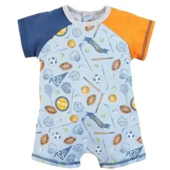 Mud Pie Baby One-Pieces*- Baby Boy Sports Shortall