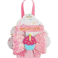 Mud Pie Baby Hair Accessories*- Baby Girl Cupcake Birthday Hair Clips