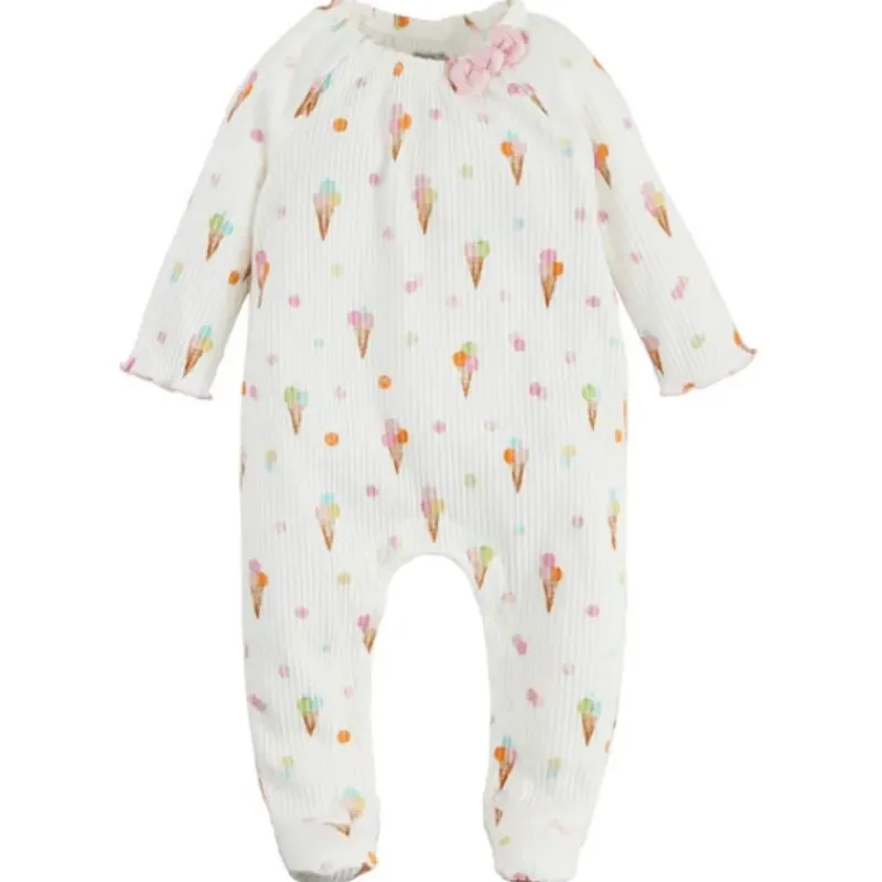 Mud Pie Baby Sleepwear*- Baby Girl Ice Cream Sleeper