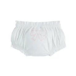 Mud Pie Baby Underwear*- Baby Girl Ivory Boucle Bow Diaper Cover