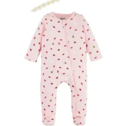 Mud Pie Baby Sleepwear*- Baby Girl Ladybug Sleeper & Headband Set